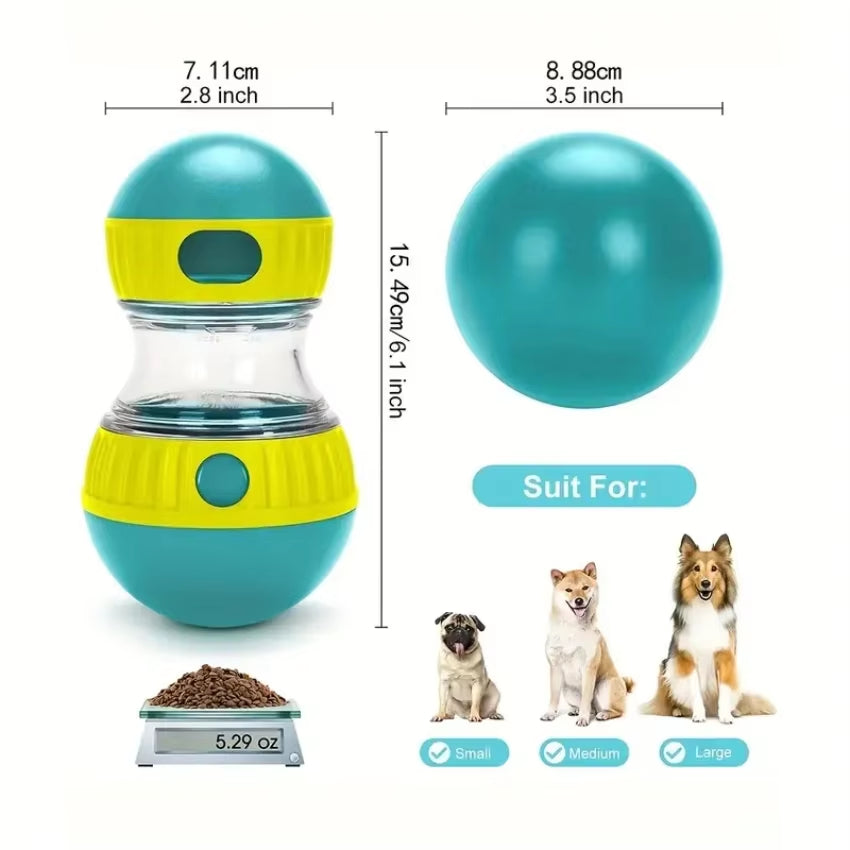 Juguete dispensador interactivo de golosinas para perros